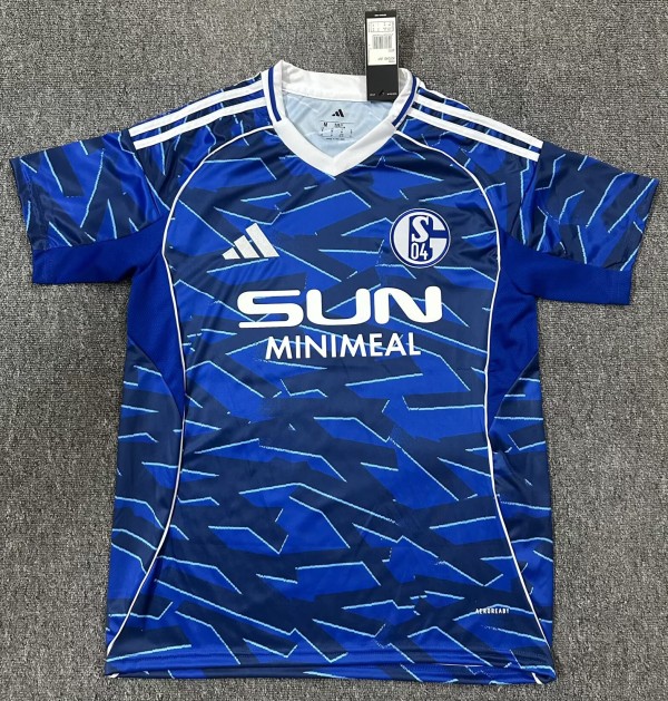 25-26 Schalke 04 Home Fans Soccer Jersey