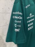 2026 F1 Aston New Pattern Short Sleeve Racing Suit（圆领）