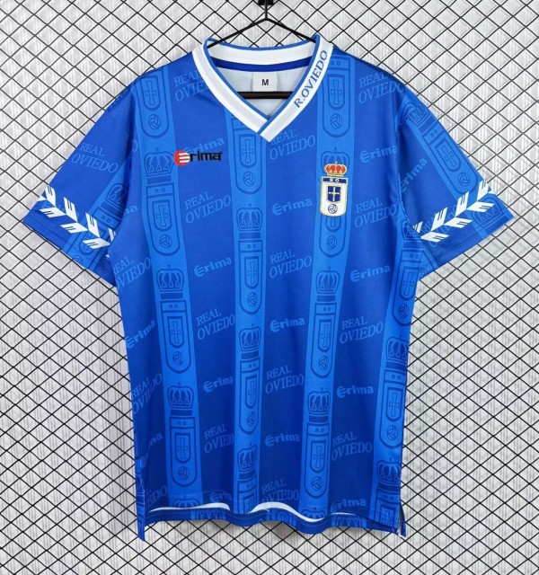 1998-1999 Real Oviedo Home Retro Soccer Jersey