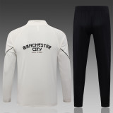 26-27 Man City High Quality Half Pull Tracksuit