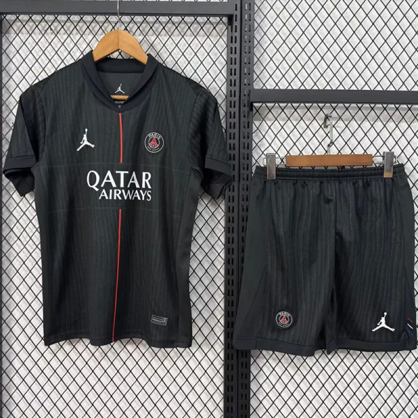 25-26 PSG Fourth Kids Soccer Jersey
