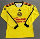 26-27 Club America Home Long Sleeve Fans Soccer Jersey (长袖)