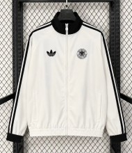 2026 Germany White Retro Windbreaker