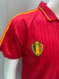 1990 Belgium Home Retro Soccer Jersey
