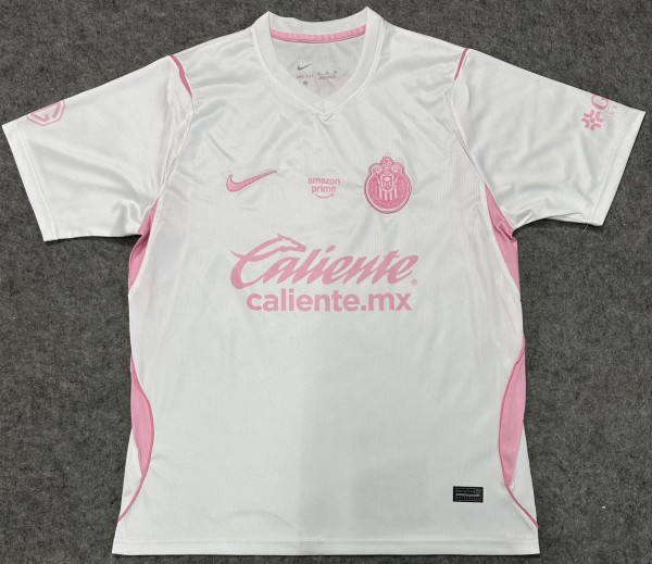 26-27 Chivas Guadalajara Pink Special Edition Fans Soccer Jersey