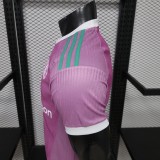 26-27 Man Utd Pink Goalkeeper Player Version Soccer Jersey