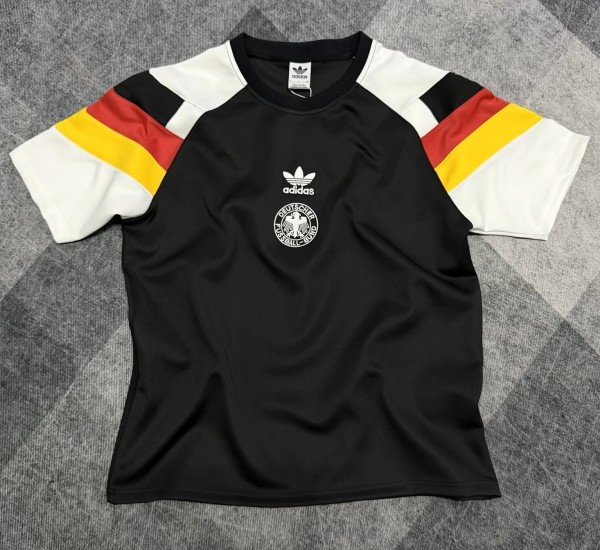 2026 Germany Black Short sleeves Loose And Thickened Hoody