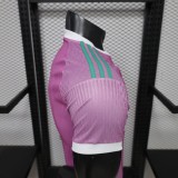26-27 Man Utd Pink Goalkeeper Player Version Soccer Jersey