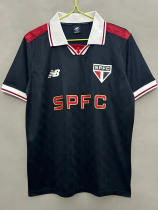 26-27 Sao Paulo Black Polo Short Sleeve 26-27 Sao Paulo Black Polo Short Sleeve