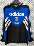 1994 Argentina Black blue Retro Hoody (无帽卫衣)