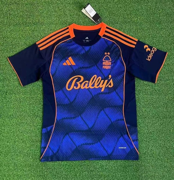 25-26 Nottingham Third Fans Soccer Jersey 1:1 Thai Quality