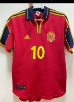 2000 Spain Home Retro Soccer Jersey 2000 Spain Home Retro Soccer Jersey