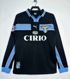1998-1999 Lazio Away Long Sleeve Retro Soccer Jersey