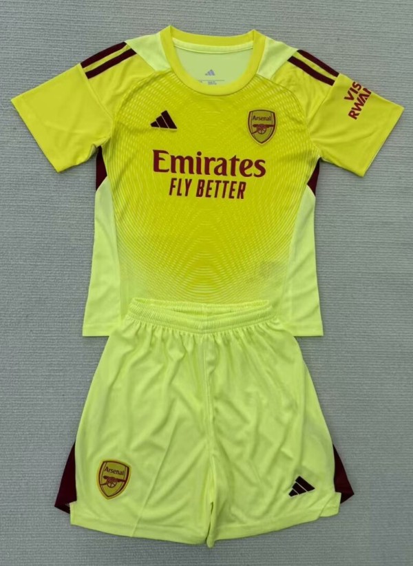 25-26 ARS Light Yellow GoalKeeper Adult Suit