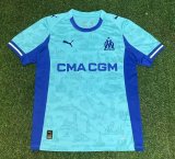 25-26 Marseille Blue GoalKeeper Fans Soccer Jersey