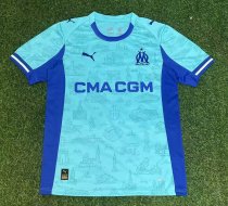 25-26 Marseille Blue GoalKeeper Fans Soccer Jersey