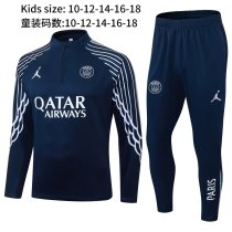 25-26 PSG High Quality Kids Half Pull Tracksuit 25-26 PSG High Quality Kids Half Pull Tracksuit