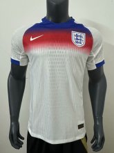 25-26 England Home Player Version Soccer Jersey