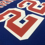 WARRIORS WIGGINS #22 Blue 75th Anniversary Retro NBA Jersey