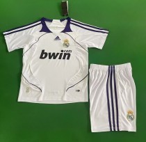 2007-2008 RMA Home Retro Kids Soccer Jersey 2007-2008 RMA Home Retro Kids Soccer Jersey