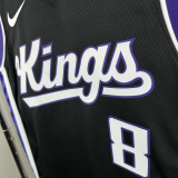 23-24 Kings LAVINE #8 Black Top Quality Hot Pressing NBA Jersey