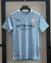 2020-2021 Man City Home Retro Soccer Jersey