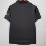 2002 RMA Centenary Away Black Retro Soccer Jersey