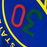 21-22 Warriors CURRY #30 'Mexico' Blue City Edition Top Quality Hot Pressing NBA Jersey
