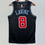 2019 BULLS LAVINE #8 Black City Edition Top Quality Hot Pressing NBA Retro Jersey