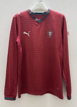 2026 Portugal Home Long Sleeve Fans Soccer Jersey*长袖