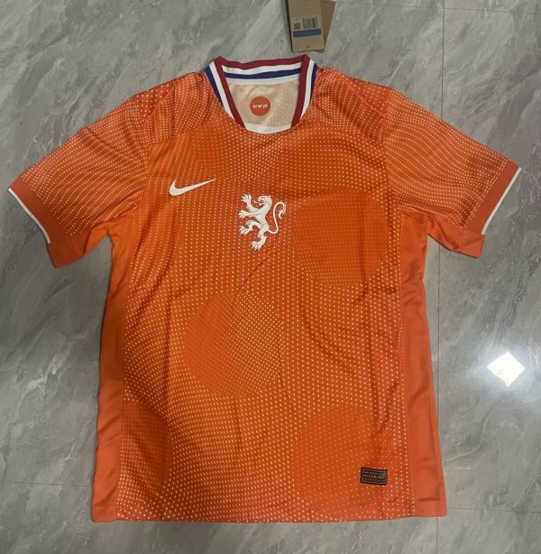 25-26 NetherIands Home Fans Soccer Jersey