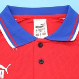 1996 Czech Home Retro Soccer Jersey