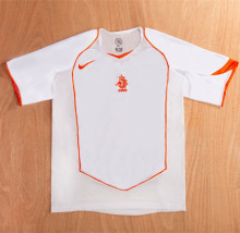 2004  NetherIands  Away Retro Soccer Jersey