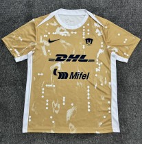 25-26 Pumas UNAM Yellow Training Shirts