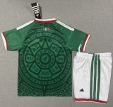 2026 World Cup Mexico Home Kids Soccer Jersey