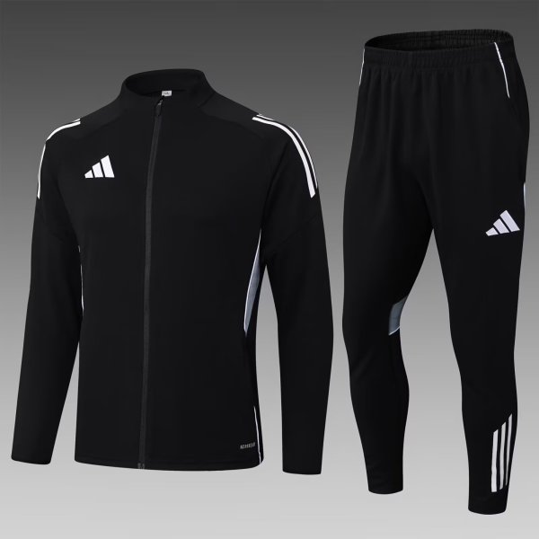 2025 AD Black Half Pull Tracksuit