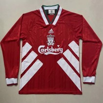 1993-1995 LIV Home Long Sleeve Retro Soccer Jersey 1993-1995 LIV Home Long Sleeve Retro Soccer Jersey