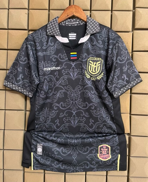 25-26 Ecuador Black Special Edition Fans Soccer Jersey
