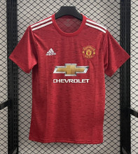 20-21 Man Utd Home Retro Soccer Jersey