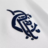 1994 Rangers Away White Retro Soccer Jersey
