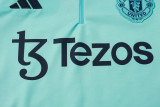 25-26 Man Utd High Quality Half Pull Tracksuit