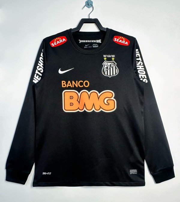 2012-2013 Santos FC Long sleeves Retro Soccer Jersey