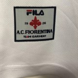 1998 Fiorentina Away White Retro Soccer Jersey