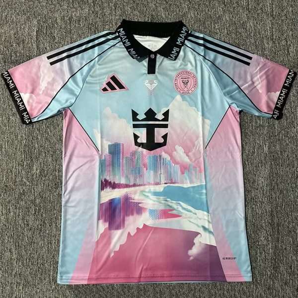 25-26 Inter Miami Pink Blue Special Edition Fans Soccer Jersey