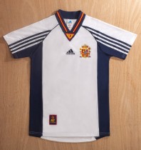 1998 Spain Away Retro Soccer Jersey