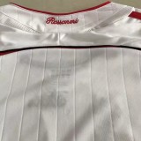 2006-2007 ACM Away White Long Sleeve Retro Soccer Jersey(带决赛小字)