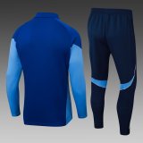 2025 NK Blue Half Pull Tracksuit 