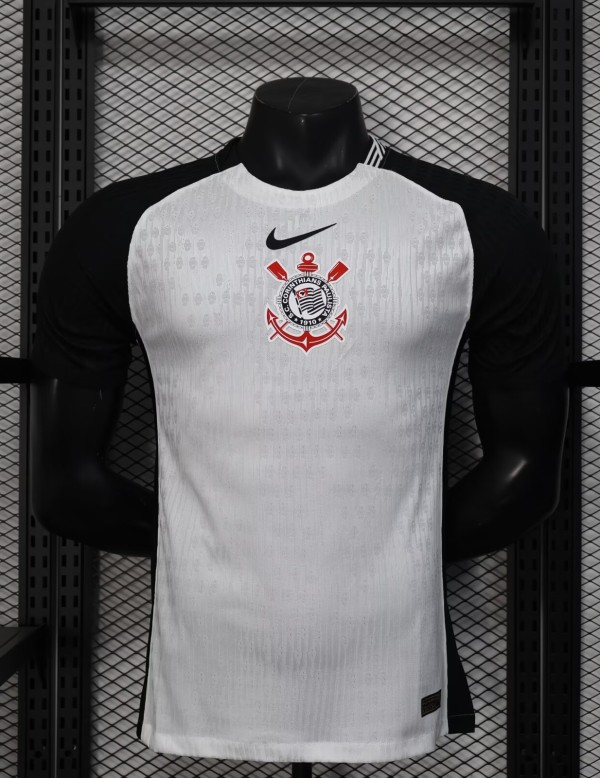 25-26 Corinthians Home Player Version Soccer Jersey