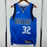 22-23 Dallas Mavericks FLAGG #32 Blue Top Quality Hot Pressing NBA Jersey