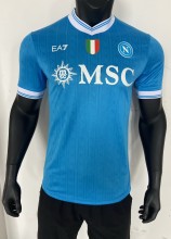 25-26 Napoli Home Player Version Soccer Jersey